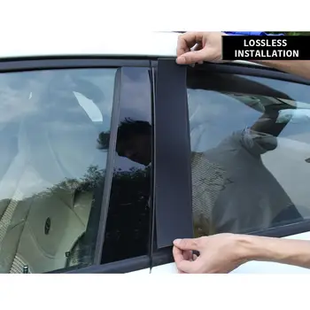 6pcs prozor centar B C stup stup Poklopac za Honda Accord 2013-2017 automobil ogledalo naljepnica prozor efekt stup završiti masku