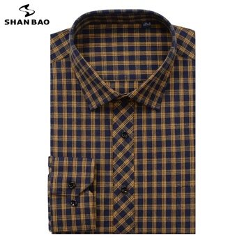 BAO SHAN brand muška košulja 6XL XL 8XL 9XL 10XL негабаритный veličina 2020 jesen zima debeli pokrivač moda mladih svakodnevni slobodna košulja