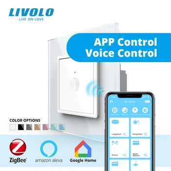Livolo ZigBee smart home wifi switch wireless Intelligent Automation APP Control,radi sa google home,aleax,echo