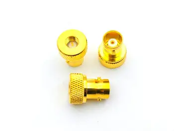 100pc mesing, zlato BNC ženski konektor za sma priključak RF koaksijalni adapter priključak