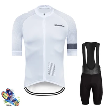 Raudax Cycling 2020 Set Man Cycling Jersey Short Sleeve Bicycle Cycling Odjeca Kit Mtb Bike Wear Triatlon Maillot Ciclismo