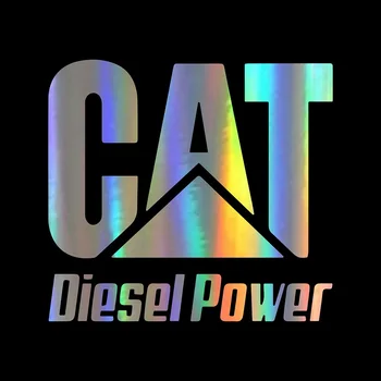 Dawasaru Diesel, Cat Power Car Stickers vodootporne naljepnice kofer kamion motocikl osobno auto pribor nakit PVC,15cm*13cm