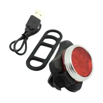 Bicikl je stražnje svjetlo za bicikl Crvena led svjetla vodootporan USB punjenje je idealna za Planinski kaciga Lampe Biciklizam dugo svjetlo