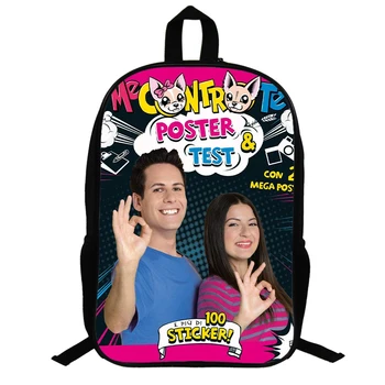 Ja Contro Te Monster School Bag Ash Ketchum / ruksak školske torbe za djevojčice i dječake dječak torba dječje knjige torbe 14,5 cm