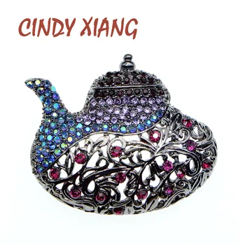 Cindy Xiang gorski kristal čaj broš za žene Vintage kreativni dizajn pin 2 boje dostupne su Modni nakit vrhunske kvalitete