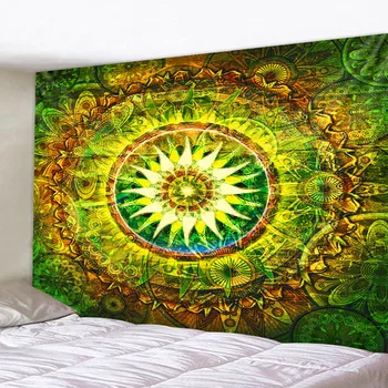 3D digitalni tisak tapiserija mandala zidna tapiserija spavaća soba dnevni boravak