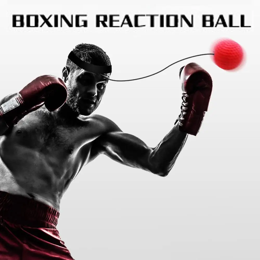 Swiftswan Head-mounted Boxing Training Speed Reaction Ball 